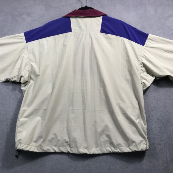 Vintage Columbia Windbreaker Jacket Lightweight Womens Large Retro Outdoor - Picture 11 of 13